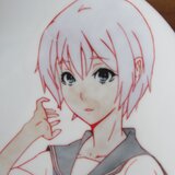 紫のゆかりの物語　小皿（５寸）文字有り　a