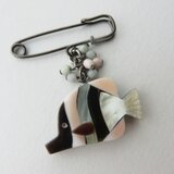 パステルの魚さんプチ安全ピン