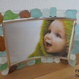 ≪シーグラス インテリア≫ シーグラスのフォトスタンド