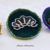 銀の小松さんブローチ