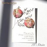 リバティと淡水パールのピアス