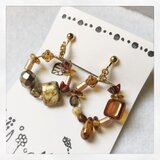 秋色イヤリング