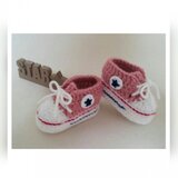 ニットのベビースニーカー＊ピンク