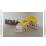 ニットのベビースニーカー＊イエロー