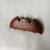 どうぶつブローチ(コウモリ)