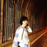 リネンストール　 -秋の朝- シャトル織機で織ったふっくらリネン