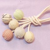 和布ビーズバッグチャーム・D８