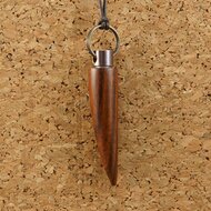 木製アロマペンダント 黒檀 Iichi ハンドメイド クラフト作品 手仕事品の通販 木製アロマペンダント 黒檀 Iichi ハンドメイド クラフト作品 手仕事品の通販
