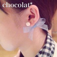ディオール　ダブルキャッチピアス　ホワイトパール お気に入りのパールピアス】Diorのダブルキャッチピアスで華やぎ