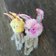 ピンクうさぎ１体のお値段です 不思議系ぬいぐるみ ハンドメイド モヘアのうさぎ 検索 テディベア Iichi ハンドメイド クラフト作品 手仕事品の通販