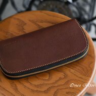 ミネルバボックス Lファスナー ハンドメイド 二つ折り財布 やや
