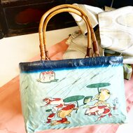 歌川国芳 百色面相 浮世絵 一閑張り バッグ かごバッグ ハンドバッグ 面白柄 一閑張り 一閑張りバック 歌川国芳 猫 少し大きめ - メルカリ