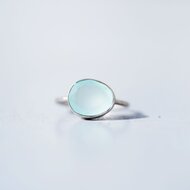 ブルーカルセドニーシルバーリング | iichi 日々の暮らしを