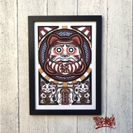 【駒込繁芳 作】「手押車」油絵  額縁入り  サインあり(3号) 駒込繁芳 作】「手押車」油絵 額縁入り サインあり(3号)