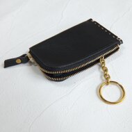 即発 KS Cassidy イニシャル 小銭入れ キーリング付き 各種 キーケース スマートキー レディース メンズ 鍵 小銭入れ 車