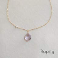 JIA JIA パープルFebruaryBirthstoneアメジストビーズネックレス JIA JIA パープルFebruaryBirthstoneアメジストビーズネックレス