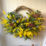 ヤツデの実ナチュラルドライフラワーリース Atelier Kouan Iichi ハンドメイド クラフト作品 手仕事品の通販 ヤツデの実ナチュラルドライフラワーリース Atelier Kouan Iichi ハンドメイド クラフト作品 手仕事品の通販