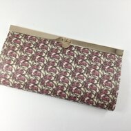 受注製作】ウサギ柄 口金 長財布 リバティプリント コットン