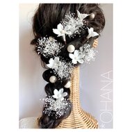 花冠 花かんむり かすみ草 ユーカリ シンプルな花かんむり Iichi ハンドメイド クラフト作品 手仕事品の通販