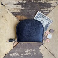 Semicircle Small wallet (RED) | iichi 日々の暮らしを心地よくする