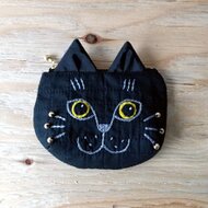 クロム様❤️オーダーページ②ジェットコースター猫　フラットポーチ等ハンドメイド品 クロム様❤️オーダーページ②ジェットコースター猫 フラット
