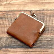 KIGO Wallet Pouch 脱着式　ブルハイド　タンニン鞣し革　ブラウン Wallet | KIGO ブルハイドレザー