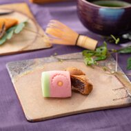 耐熱食器 備前焼 足付き長方プレート皿