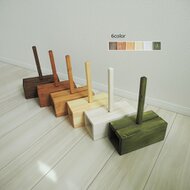 天然木製コロコロスタンド [クリーナー×粘着テープ付き］ | iichi