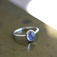 Pt900 ブルームーンストーン　リング Pt900 ブルームーンストーンリング 0.68ct | Atelier Ozaki