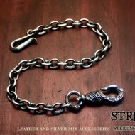24　カスタムオーダー　フラットあずきブレスレット　STRIXXX 24 フラットあずきブレスレット | STRIXXX sterling leather
