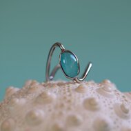 ③最高品質 南国 ジェムシリカ シリシファイド・クリソコラ