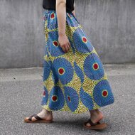 243☆アフリカンプリント☆ペグパンツ☆総丈88cm 184☆アフリカンプリント☆ペグパンツ☆総丈88cm - Gami | minne