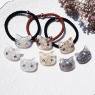シャネル　ヘアゴムほぼ未使用　キャット猫　アクセサリー it-6285e11dd7895-1200.jpg