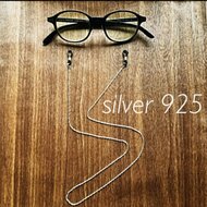 Tiffany&Co. グラスコード シリコン シルバー 925 メガネチェーン