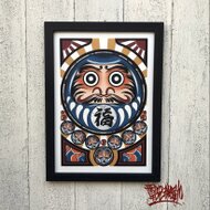 額縁付きオリジナル手描きイラスト 額縁付オリジナル手描きイラスト - メルカリ