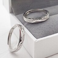 ✨NEW✨ペア リング【セット】 結婚 指輪 S 925 シルバー 受注