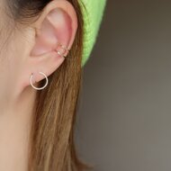 【専用です】14kgfピアス✴︎ブレス✴︎ペントップ・オーダー品etc 14kgf Fun フープ 立体 ピアス ピアス（フープ） f accessory