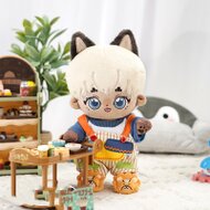 青い猫耳ぬいぐるみ　無属性　20cm ad616e78594dae026d31bb1e58f80e