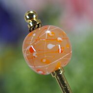 お纏め✨桃蓮玉✨オレンジ鈴ステンドグラス かんざし 彼岸花のとんぼ玉 曼珠沙華 赤 レッド 秋 紅葉 トンボ