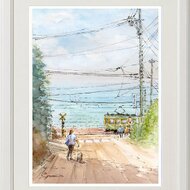 神様の言う通り「絵画」原画 Nori様専用】No.25 原画 絵画 龍神様 白龍 桜 開運絵画