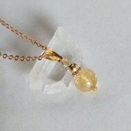 ルチルクォーツ 天然石 ネックレス | iichi 日々の暮らしを