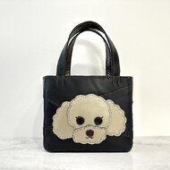 プラバン入り手提げバッグ パッチワーク ハンドメイド ワンハンドル お散歩 プラバン入り手提げバッグ パッチワークバッグ ハンドメイド