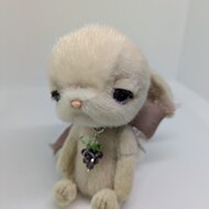 ハンドメイド* ぬいぐるみ*ヴィンテ—ジ風*うさぎさん*べージュ