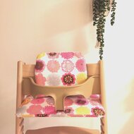 ストッケ トリップトラップ クッション 北欧 黒 白 Iichi ハンドメイド クラフト作品 手仕事品の通販