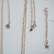 レインボー チェーン ネックレス ☆（387）再々…販☆14KGF製☆ネックレスチェーン☆色々なタイプ