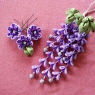 藤の花の二本足かんざしとuピンセット Iichi ハンドメイド クラフト作品 手仕事品の通販 藤の花の二本足かんざしとuピンセット Iichi ハンドメイド クラフト作品 手仕事品の通販