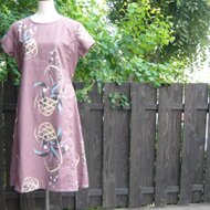 播州織 ゆったりワンピース iichi ハンドメイド クラフト作品 手仕事品の通販