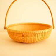 ナンタケットバスケット（ミニクリール蓋付） | iichi ハンドメイド 