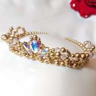 ☆バレエティアラ ゴールド×クリア ドルシネア☆ | iichi ハンドメイド ...
