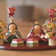 紙粘土のお雛様 Iichi ハンドメイド クラフト作品 手仕事品の通販